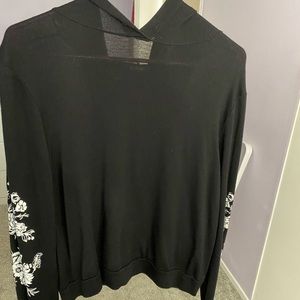 Black crop top jacket
